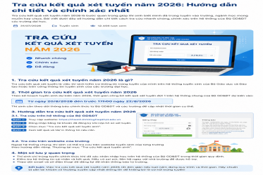 Tra Cứu Kết Quả Xét Tuyển Năm 2026: Hướng Dẫn Chi Tiết